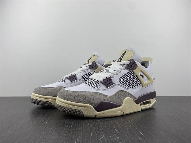 正品】Air Jordan 4 x A Ma Maniere aj4 dh6927-068 喬丹米白黃運動