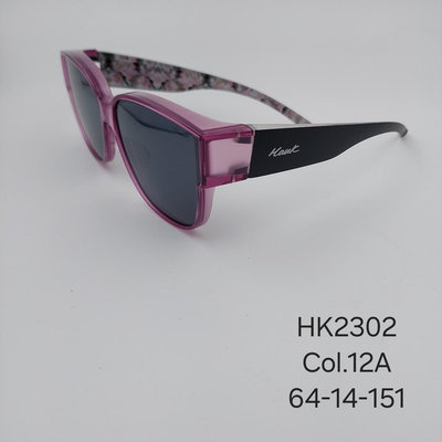 [青泉墨鏡] Hawk 偏光 外掛式 套鏡 墨鏡 太陽眼鏡 HK2302 Col.12A