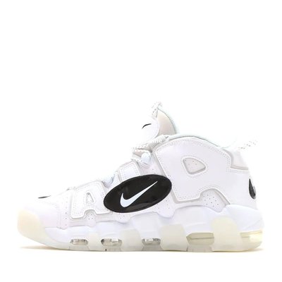 Nike Air More Uptempo 白黑 大勾勾 奶油底運動籃球鞋DQ5014-100 男女鞋