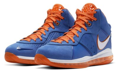 現貨- Nike LeBron 8 LBJ8 詹姆斯8代 蓝橙色篮球鞋 CV1750-400