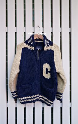 日本SHIPS KIDS 棒球外套感 純羊毛粗針毛衣 (Beams/Ralph Lauren)
