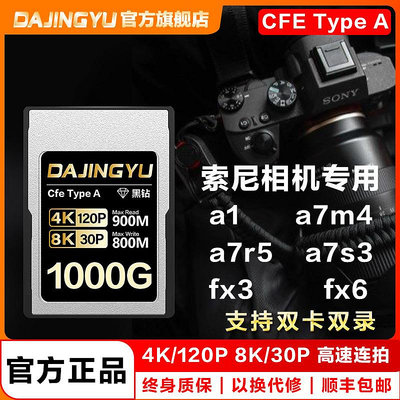 索尼cfa存儲卡A7M4/S3/A1/R5/FX6/X3相機專用CFexpress高速記憶體卡