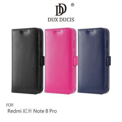 --庫米--DUX DUCIS Redmi 紅米 Note 8 Pro KADO 皮套 磁扣 三張卡槽超方便 可站立