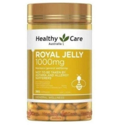 美美專營 澳洲 Healthy Care Royal Jelly 蜂王乳膠囊1000mg 365顆 蜂王乳膠囊