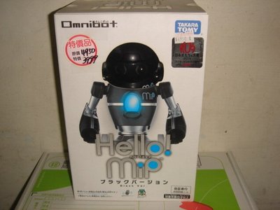 1戰隊TAKARA TOMY Omnibot HELLO! mip 智能機器人黑色可APP遙控感應操作一千兩佰零一元起標