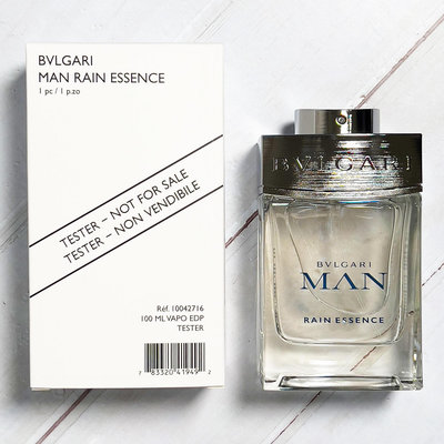 【熱賣】Bvlgari 寶格麗 空谷之雨 男性淡香精 TESTER 100ML Man RAIN Essence