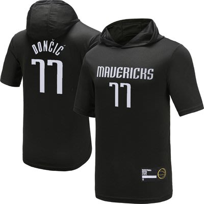 NBA 達拉斯小牛隊 連帽T恤 短袖上衣 熱轉印款式 LUKA DONCIC
