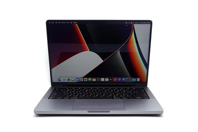 【台中青蘋果】MacBook Pro 14吋 M1 Pro 16G 512G 2021 太空灰 二手 蘋果筆電 #88324