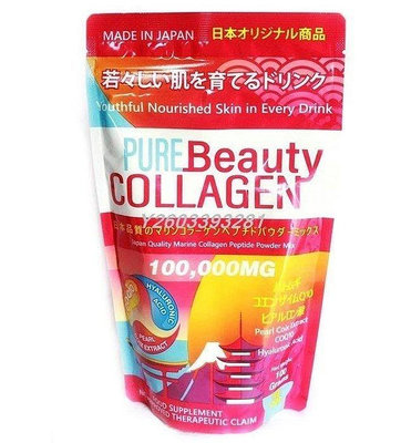 【元氣少女代購店】 日本Pure Beauty Collagen純美膠原蛋白100 000毫克海洋膠原蛋白粉 6N5E