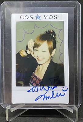 安心亞 親筆簽名 拍立得 Amber Ann 2010 星盛國際 COSMOS 寫真卡 ~超稀少~