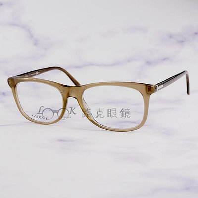 GUCCI 光學眼鏡 透明 鏡腳金屬LOGO GG1037 QP4
