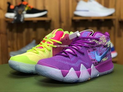 Nike 耐克 KYRIE 4代 EP 彩紫 鴛鴦 經典 休閒運動籃球鞋 AJ1691 900 男