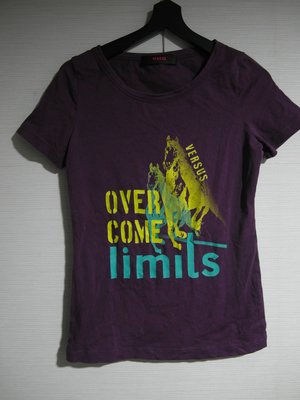 義大利VERSUS 女子紫色短袖T恤