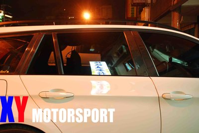 XY MOTORSPORT BMW E91 TOURING B+C柱 CARBON 飾板(100% 台灣製造壓克力硬膜)