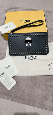 Fendi Karl lagerfeld聯名系列 卡爾 手拿包