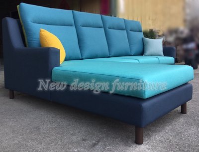 【N D Furniture】台南在地家具-溫馨北歐風格貓抓皮/防潑水亞麻布高背L型沙發/貴妃沙發