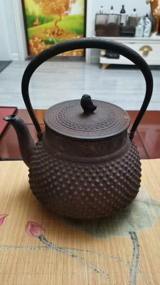 日本回流中古保壽堂老鐵壺鐵瓶