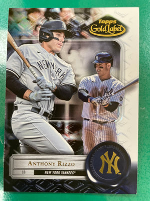 2022 Topps Gold Label  Anthony Rizzo