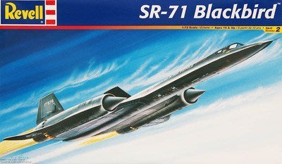 現貨-利華Revell拼裝飛機模型85-5810 1/72 SR71A 黑鳥戰斗機簡約