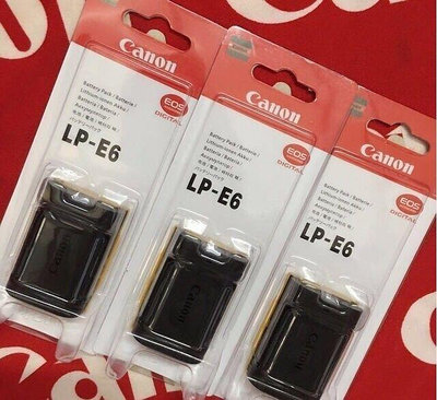 【格格巫】現貨 原廠CANON LP-E6 LPE6N電池 鋰電池 LP-E6 E6N 高容量電池 相機電池
