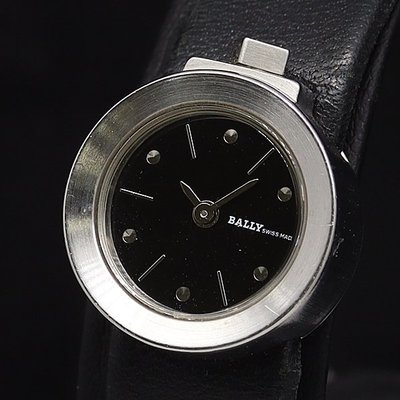 【精品廉售/手錶】瑞士名錶Bally貝利 石英女腕錶 特殊龍頭設計/少見* #K160-169*佳品*時尚精品*
