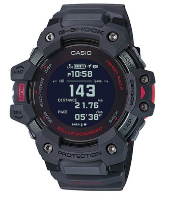 【萬錶行】CASIO G SHOCK G-SQUAD 系列 太陽能 藍牙 心率運動男錶 GBD-H1000-8