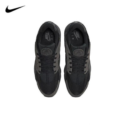 Nike Air Huarache Runner 耐吉 慢跑鞋 武士鞋 麂皮 黑 白 DZ3306002/100