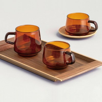 【熱賣下殺】日本Kinto SEPIA系列琥珀色耐熱玻璃水杯 手沖分享壺 咖啡杯 茶杯