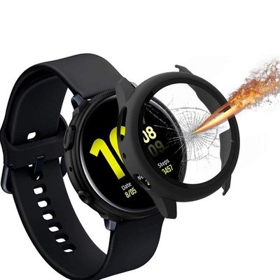 三星 Galaxy Watch Active 2 44mm 40mm 全面保護錶殼 玻璃貼+錶殼 錶套 防撞防刮保護外殼