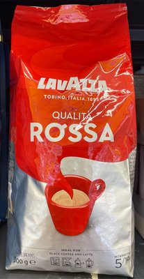 2/1前 一次買2包 單包455 義大利 LAVAZZA 紅牌 Rossa 咖啡豆500g/包 最新到期日2024/12/30