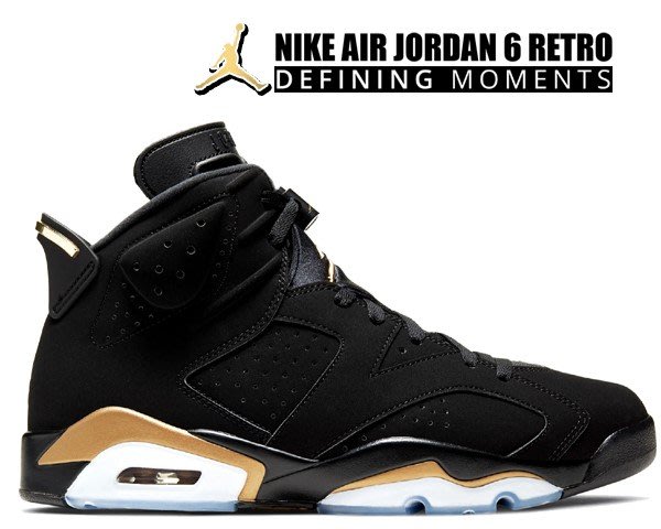 冠軍級設計，舒適非凡 NIKE AIR JORDAN 6 RETRO DMP CT4954-007 2020冠軍包 黑金