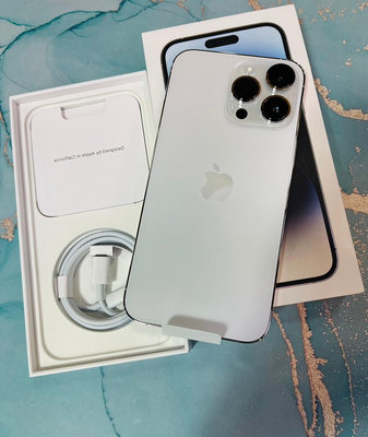 🍎 Apple iPhone 14 Pro Max 256GB銀色🍎展示品🔥台灣公司貨🔥蘋果原廠保固2024/6