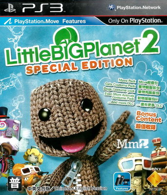 【二手遊戲】PS3 小小大星球2 LITTLE BIG PLANET 2 SPECIAL 年度特別版 中文版 台中
