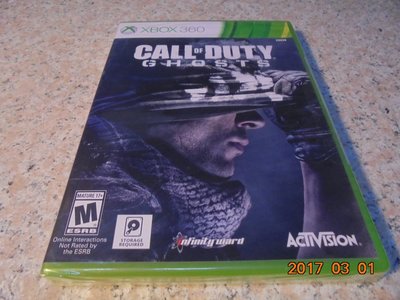 XBOX360 決勝時刻-魅影 Call of Duty Ghost 英文版 直購價700元 桃園《蝦米小鋪》