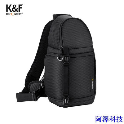 安東科技K&F CONCEPT 單眼相機斜跨包 攝影斜背包 容量10L 黑色（KF13.141）