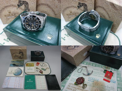 Rolex 勞力士 Sea Dweller 1665 Full Set Excellent Condition（一手錶）
