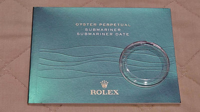 ROLEX 勞力士 Submariner Date 116610LV 116613GLB 說明書 保謢圈 手冊 配件 2012中文版