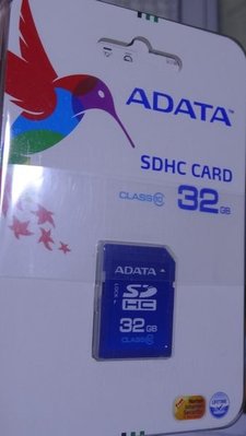 ...點子電腦-北投...全新32GB◎威剛 ADATA 32G◎SDHC記憶卡CLASS 10，420元