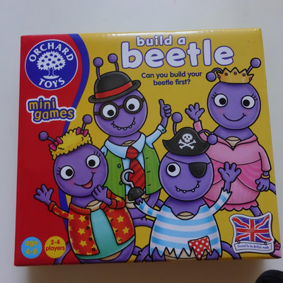 中古良品 甲蟲build a beetle英國Orchard Toys益智桌遊 適4-8歲康軒