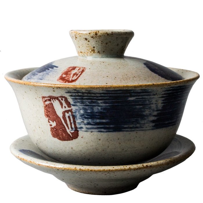 茶道具 干支 卯 茶碗 窯元 真玉園 中国のティーポットティーカップ