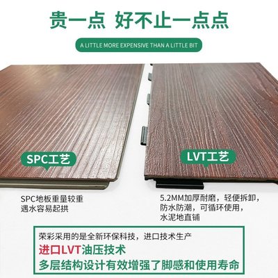 現貨 LVT鎖扣地板貼木地板革家用可重復鋪固定防水加厚環保石塑卡扣式
