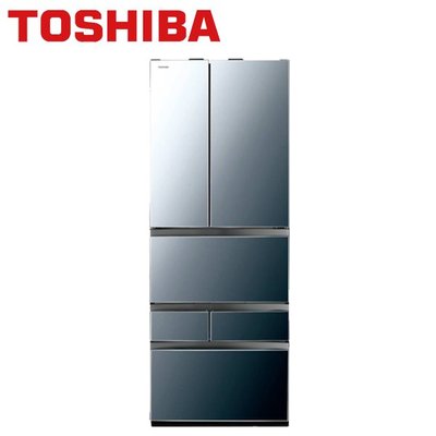 TOSHIBA東芝 601公升 無邊框玻璃變頻六門電冰箱 GR-ZP600TFW(X)