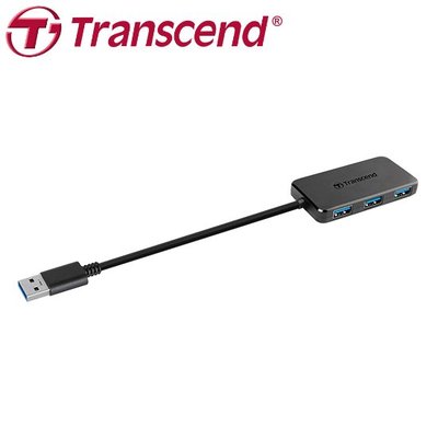 【公司貨】Transcend 創見 USB 3.0 極速 4埠 HUB 集線器 (TS-HUB2K)