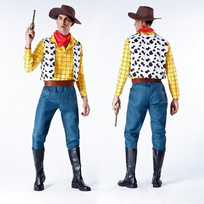 萬圣節成人牛仔服裝玩具總動員服裝巴斯光年胡迪警長角色扮演服飾