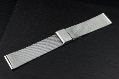 超值17mm不鏽鋼編織mesh米蘭錶帶,可替代ck,dw...簡約錶頭,板扣
