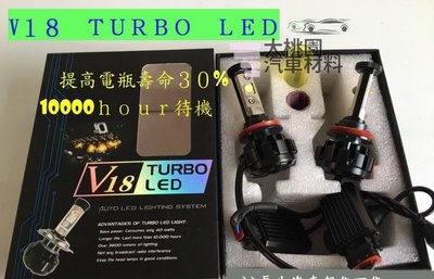 【新品特價】TURBO V16升級  H1 H3 H4 H7 H11 9006 LED大燈  5000K 白黃光