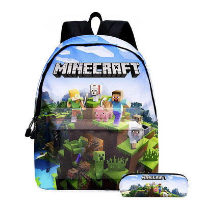 我的世界minecraft中小學生書包遊戲周邊背包