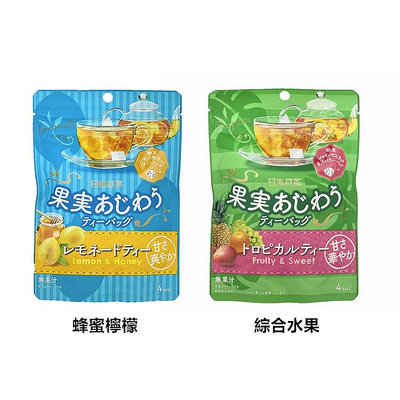 +東瀛go+日東紅茶 蜂蜜檸檬/綜合水果紅茶包 4袋入 三角包 日東 茶包 水果茶 日本必買 日本進口
