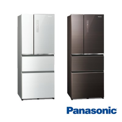 ＊可議價＊Panasonic 國際牌 500公升 四門變頻玻璃冰箱 NR-D501XGS (翡翠白/曜石棕)