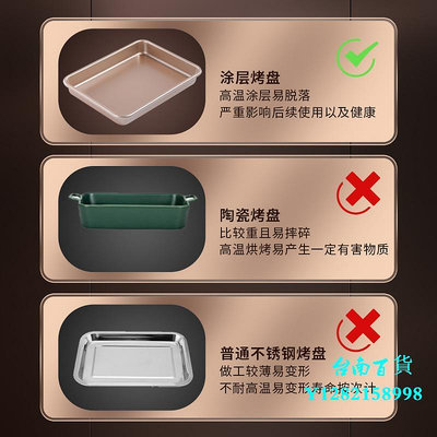 臺南316不銹鋼烤盤烤箱用長方形面包蛋糕模具家用專用烘焙工具托盤子模具